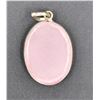 Image 1 : #31-NATURAL PINK ROSE QUARTZ PENDANT
