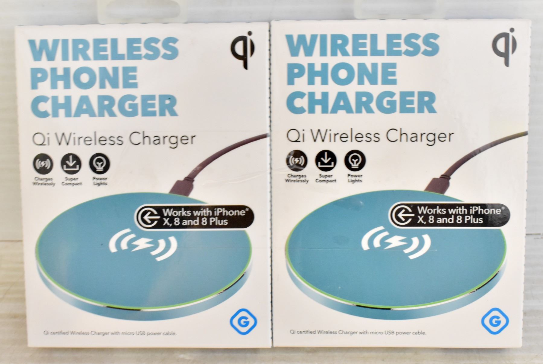 NEW QI WIRELESS PHONE CHARGER ? 2 PACK
