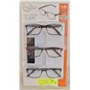 Image 1 : FOSTER GRANT READING GLASSES 3 PACK +1.25