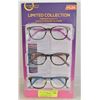 Image 1 : FOSTER GRANT LADIES READING GLASSES 3 PACK +1.25