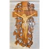 Image 1 : INTRICATELY HAND CRAFTED WOOD CROSS