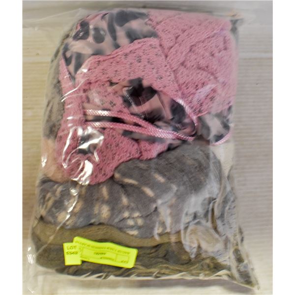 BAG OF 5 NEW FASHION SCARVES