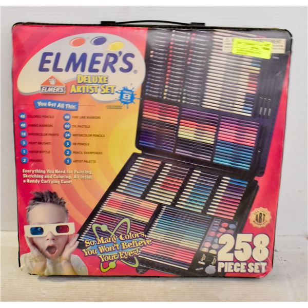 ELMER'S MEEDEM 258 PCS DELUXE ARTIST SET