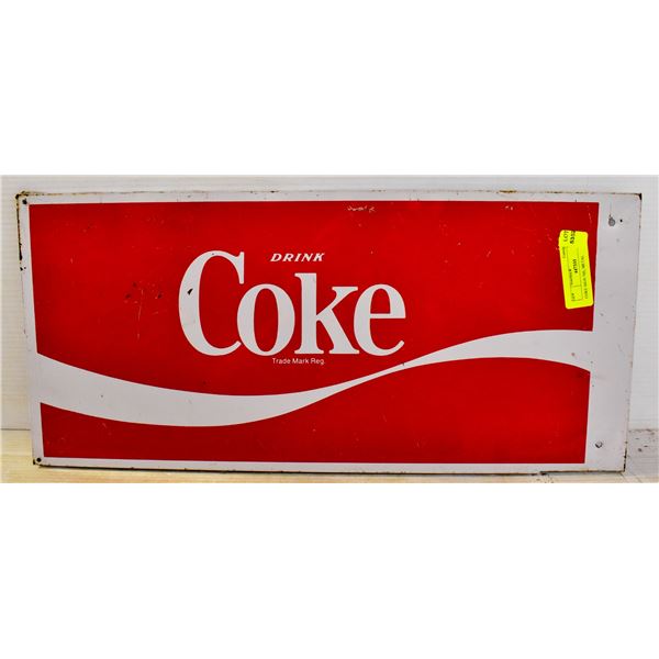 COKE SIGN 70S, METAL