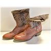 Image 1 : MENS SIZE 11.5 LEATHER COWBOY BOOTS