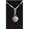 Image 1 : .925 SILVER STAMPED CHAIN WITH PENDANT