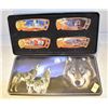 Image 1 : SET OF 4 COLLECTORS WOLF PACK FOLDING KNIVE'S