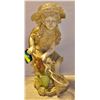 Image 1 : LARGE GARDEN STATUE - LITTLE GIRL W/ BUTTERLY NET