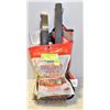 Image 1 : NEW BBQ SET-TONGS, SPATULA, GRILL CLEANER, MITT +
