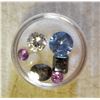 Image 1 : LOT OF 7 GEMSTONES REMOVED FROM GOLD RINGS