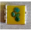 Image 1 : LOT OF 4 PIECES EMERALDS OPAQUE