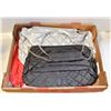 Image 1 : LOT OF 3 NEW PURSES, 3 STYLES, RED, GRAY, BLACK