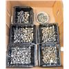Image 1 : LARGE FLAT OF 6 BINS OF ASSORTED NUTS AND BOLTS