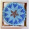 Image 1 : ONE ANTIQUE NATIVE BEAD WORK BROOCH IN SMALL BOX