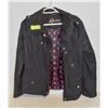 Image 1 : GUESS WOMENS BLACK JACKET - SIZE MEDIUM
