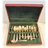 Image 1 : SILVER PLATE FLATWARE IN CASE