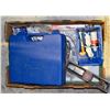 Image 1 : FLAT OF ELECTRICAL ACCESSORIES & ASSORTED TOOLS