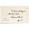 AUTOGRAPHED CONRAD BLACK INDEX CARD