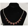 Image 1 : STERLING NECKLACE WITH STONES