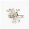 Image 1 : LARGE RHINESTONE SPIDER BROOCH