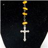 Image 2 : BRAND NEW GENUINE BALTIC AMBER ROSARY - HANDMADE IN LITHUANIA