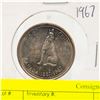 Image 1 : 1967 CANADIAN SIVLER HALF DOLLAR AU HEAVY TONING