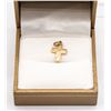 Image 1 : 10K STAMPED GOLD CROSS PENDANT