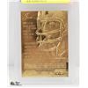 Image 2 : 23 KARAT GOLD FOIL GRADED 10 JOE NAMATH LE COLLECTOR CARD