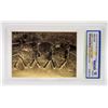 Image 1 : 23 KARAT GOLD FOIL GRADED 10 BEATLES ABBEY ROAD COLLECTOR CARD