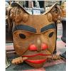 Image 1 : APPROX 3' X 3' HAIDA CEDAR GALLERY MASK SIGNED CANADIAN PICKERS ESTATE HAIDA GWAII WEST COAST MASK V