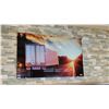 Image 1 : SEMI TRUCK GLASS WALL HANGING ATTENTION THIS IS LOCATED AT 15004 YELLOWHEAD RAMADA INN, MUST BE REMO