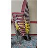 Image 1 : LOT OF 10 STACKING CHAIRS ATTENTION THIS IS LOCATED AT 15004 YELLOWHEAD RAMADA INN, MUST BE REMOVED 