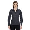 BOX W/ 39 NEW LADIES CARBON GREY SIZE MED SHIRTS BUSINESS SHIRT, DRESS SHIRT, HBC SES