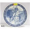 Image 1 : VINTAGE LARGE DELFTS BOCH BELGIUM WALL CHARGER