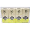 Image 1 : 4 PACK WATERING GLOBES INDIVIDUALLY CRAFTED HAND BLOWN GLASS