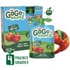 Image 1 : 3 BOXES ORGANIC GOGO SQUEEZ APPLE FRUIT SAUCE SNACK. MADE WITH 100% FRUIT. 4 POUCHES/BOX.   BEST BEF