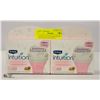 Image 1 : 6 SCHICK INTUITION ADVANCED MOISTURE RAZOR REFILL CARTRIDGES. 4 BLADES- SHEA BUTTER LATHER AND SHAVE