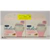 Image 1 : 6 SCHICK INTUITION ADVANCED MOISTURE RAZOR REFILL CARTRIDGES. 4 BLADES- SHEA BUTTER LATHER AND SHAVE