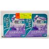 Image 1 : 8 GILLETTE COMFORTGLIDE FRESSIA RAZOR REFILL CARTS 3 BLADES- FLEXIBLE MOISURE BARS