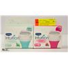 Image 1 : 6 SCHICK INTUITION ASST RAZOR REFILL CARTRIDGES 4 BLADES- ALOE AND VITAMIN E. LATHER AND SHAVE IN ON