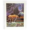 Image 1 : JULIE KRAMER COLE - SUMMONED SPIRITS #653/2500 FLAT PRINT