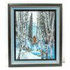 Image 1 : JULIE KRAMER COLE - THE RED SHIELD #CANVAS AP94/95 FRAMED PRINT