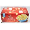 Image 1 : CASE OF 24 ORVILLE REDENBACHER LIGHT BUTTERY 50% LESS 24 BAGS. BEST BEFORE 01/21/2023