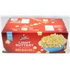 Image 1 : CASE OF 24 ORVILLE REDENBACHER LIGHT BUTTERY 50% LESS 24 BAGS. BEST BEFORE 01/21/2023