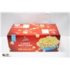 CASE OF 24 ORVILLE REDENBACHER LIGHT BUTTERY 50% LESS 24 BAGS. BEST BEFORE 01/21/2023