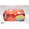 CASE OF 24 ORVILLE REDENBACHER LIGHT BUTTERY 50% LESS 24 BAGS. BEST BEFORE 01/21/2023