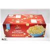 CASE OF 24 ORVILLE REDENBACHER LIGHT BUTTERY 50% LESS 24 BAGS. BEST BEFORE 01/21/2023