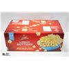 CASE OF 24 ORVILLE REDENBACHER LIGHT BUTTERY 50% LESS 24 BAGS. BEST BEFORE 01/21/2023