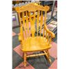 SOLID OAK ROCKING CHAIR