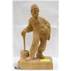 Image 1 : WOOD CARVING OF LUMBER JACK